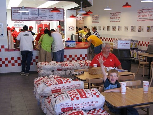 Restaurante Five Guys Orlando Miami