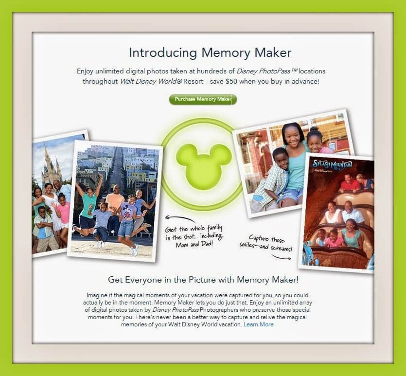 Memory Maker na Disney