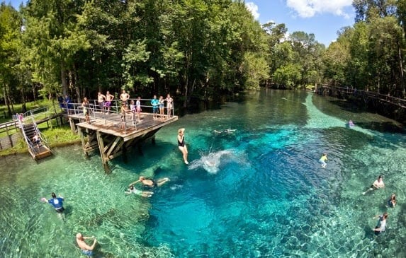 Parque Blue Spring na Flórida