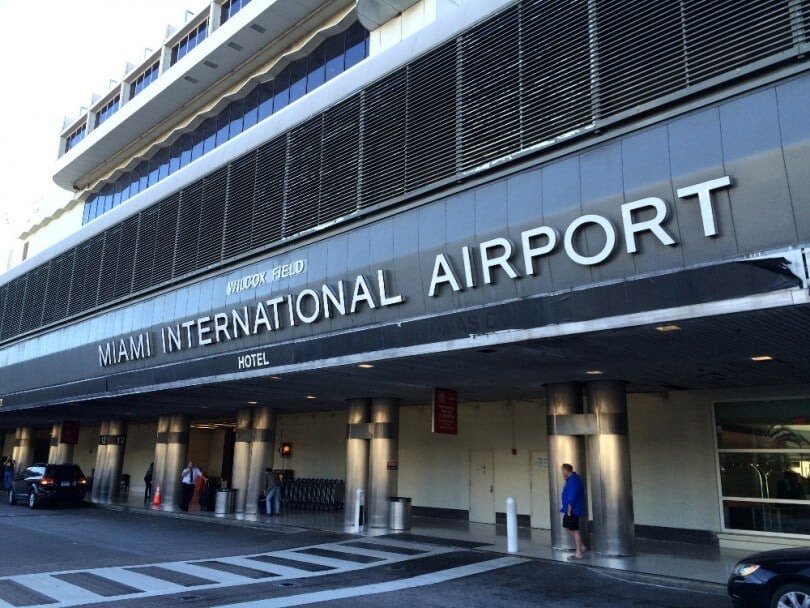 Do aeroporto de Miami até o centro turístico