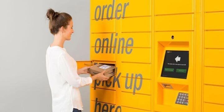 Retirando suas encomendas no Amazon Locker