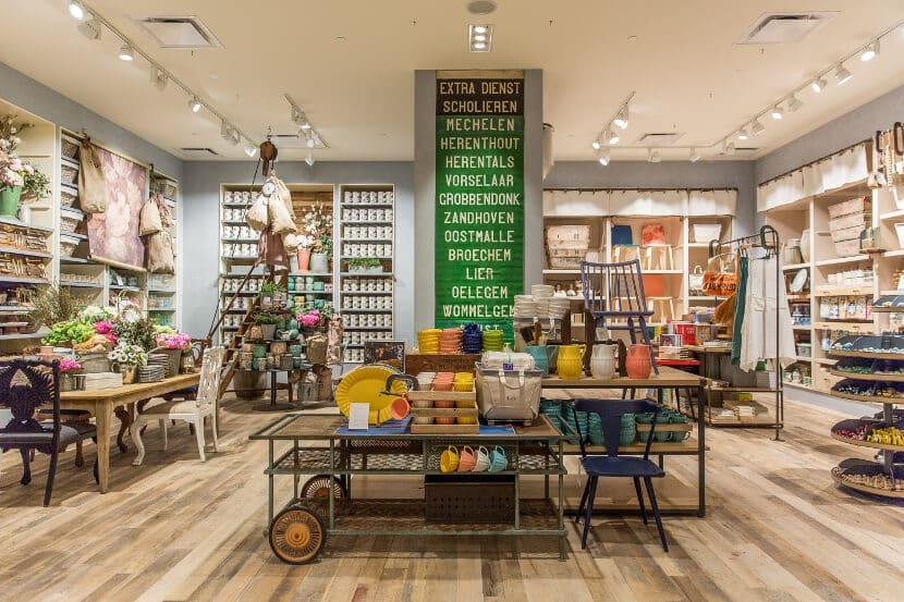 Loja Anthropologie em Miami e Orlando