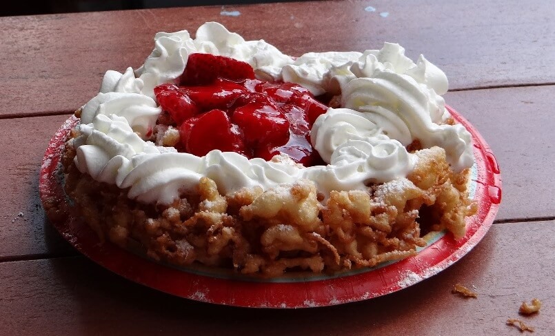 10 melhores doces e lanches da Disney em Orlando: Funnel Cake do Magic Kingdom