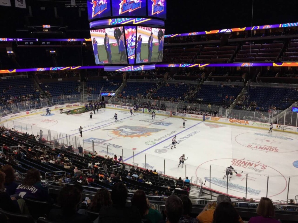 Amway Center: Jogos de hóquei em Orlando