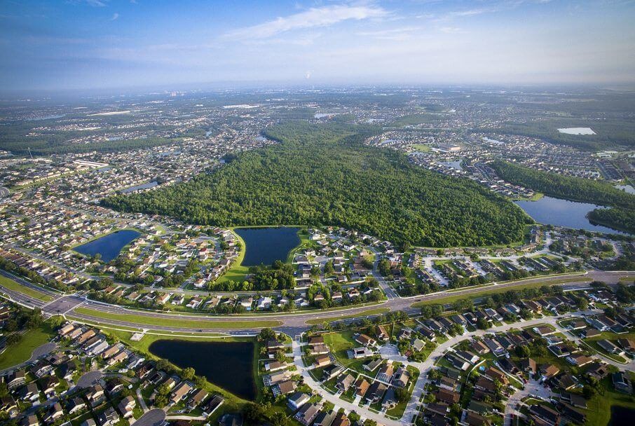 Vista aérea de Kissimmee