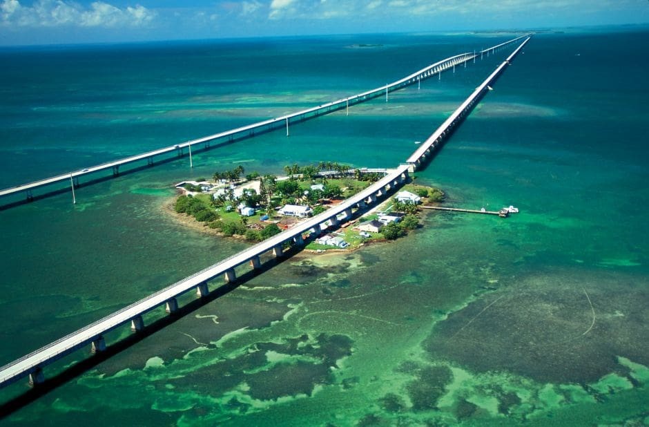 Praias de Key West no Sul da Flórida