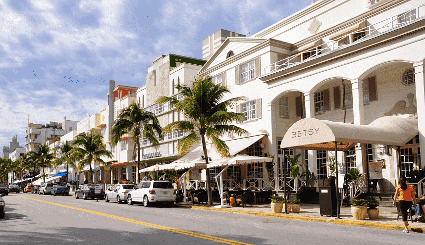 Lojas de rua em Miami