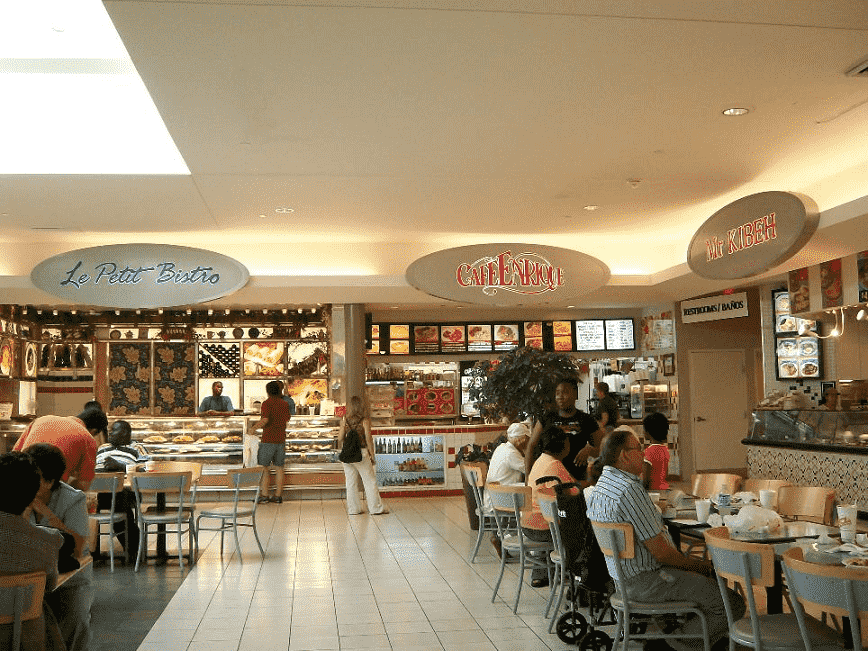 Restaurantes no Shopping Dadeland Mall em Miami