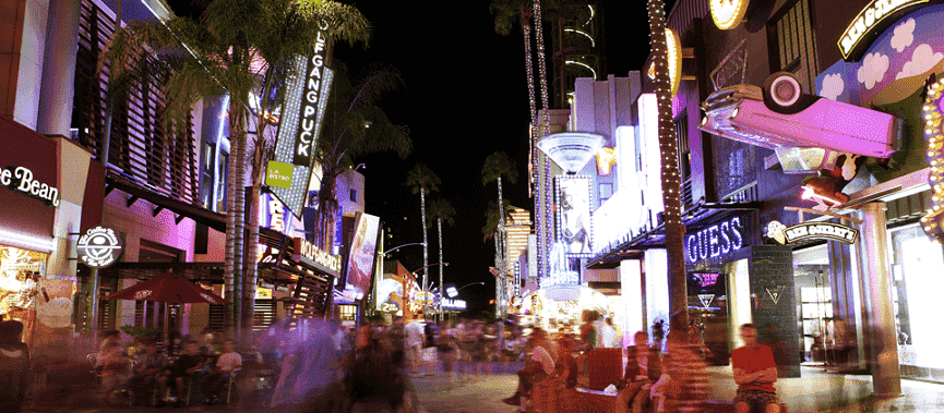 Como é o Universal CityWalk em Orlando 