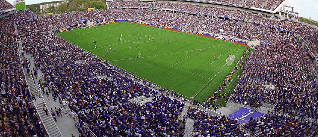 Jogo de futebol Orlando City