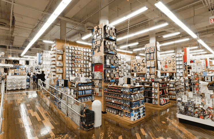 Interior da Loja Bed, Bath & Beyond em Orlando e Miami