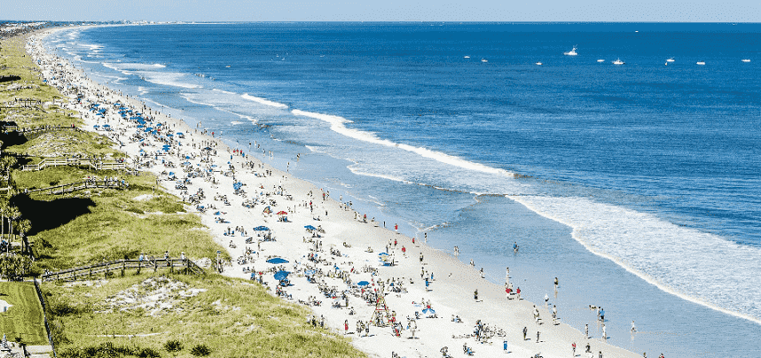  Praia Jacksonville na Flórida 