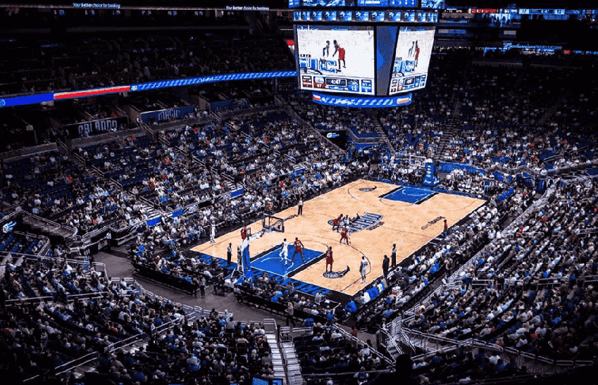  Jogo de basquete do Orlando Magic