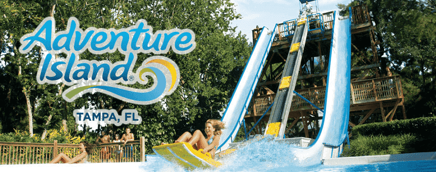 Parque Adventure Island em Tampa 