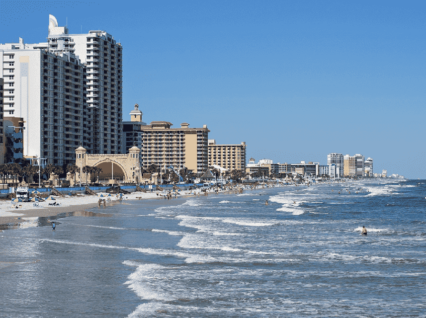 Cidade Daytona Beach na Flórida