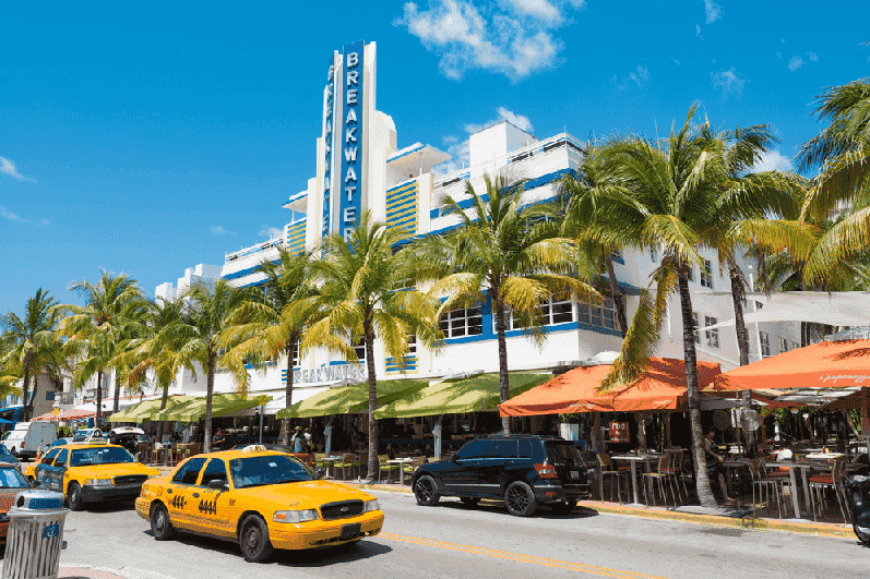 Avenida em Miami