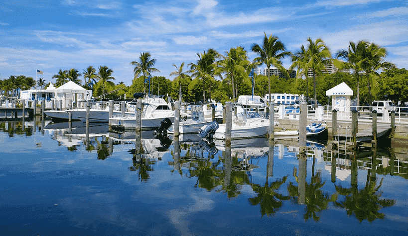 Bairro Coconut Grove em Miami 