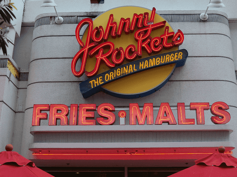 Lanchonete Johnny Rockets em Tampa