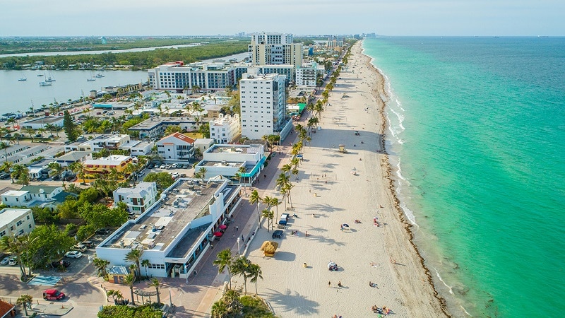 Hollywood Beach em Miami