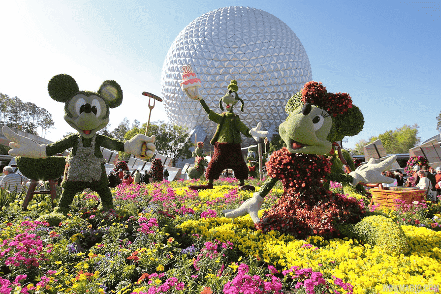 Primavera no parque Epcot em Orlando