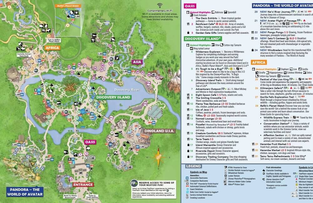 Mapa Animal Kingdom