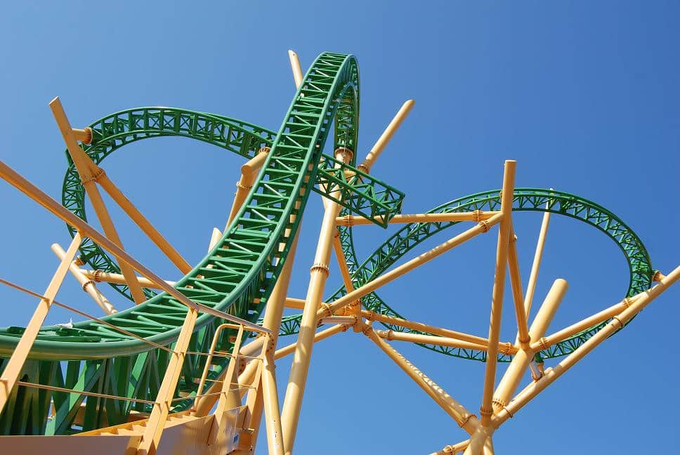 Montanha-russa Cheetah Hunt - Parque Busch Gardens