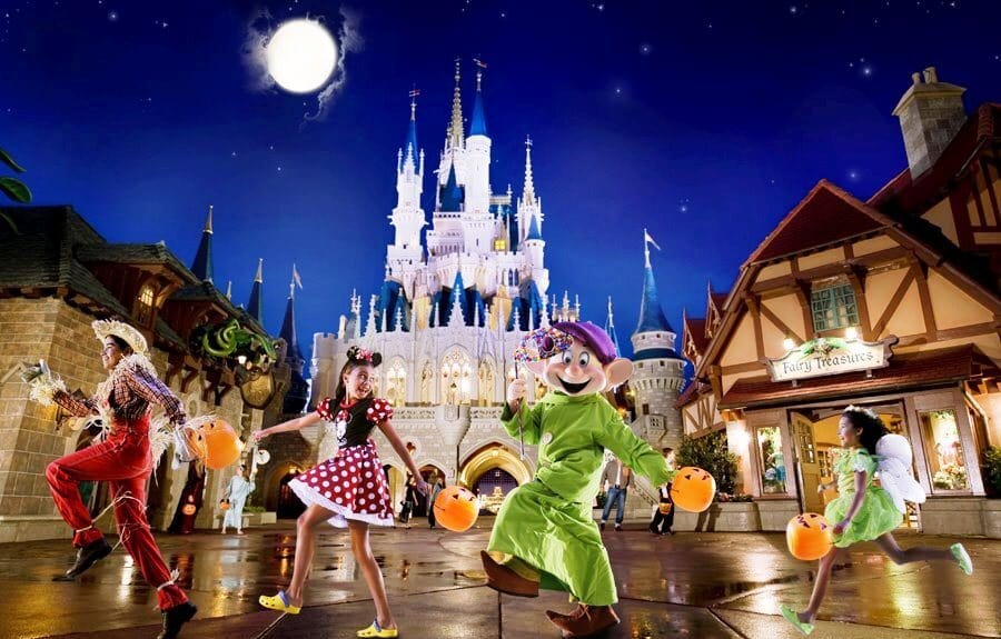 Halloween no Magic Kingdom em Orlando