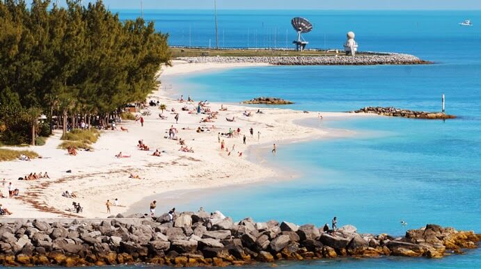 Praia em Key West