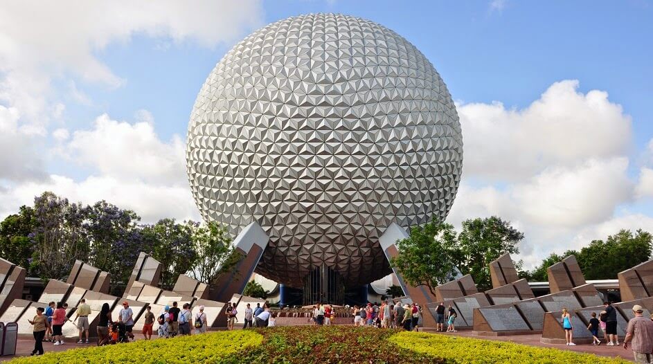 Parque Epcot em Orlando