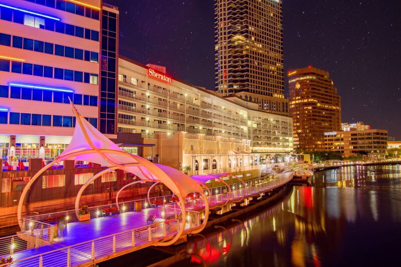 Tampa Riverwalk, na Flórida