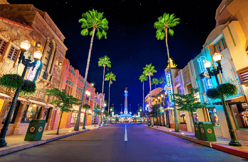 Hollywood Studios à noite