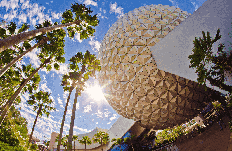 Parque Epcot em Orlando