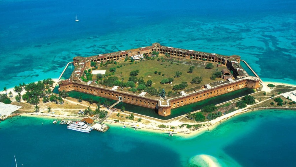 Vista do Dry Tortugas National Park