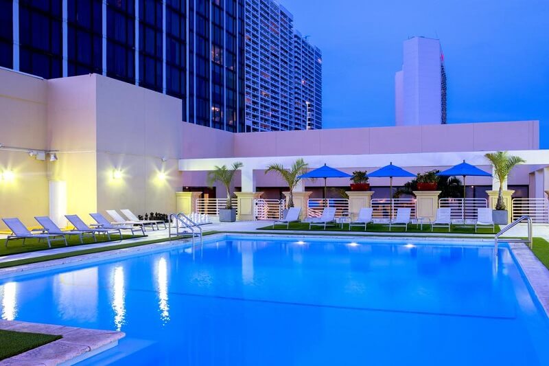 Piscina do Hilton Miami Downtown