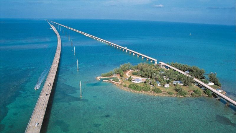 Trajeto de Miami a Key West