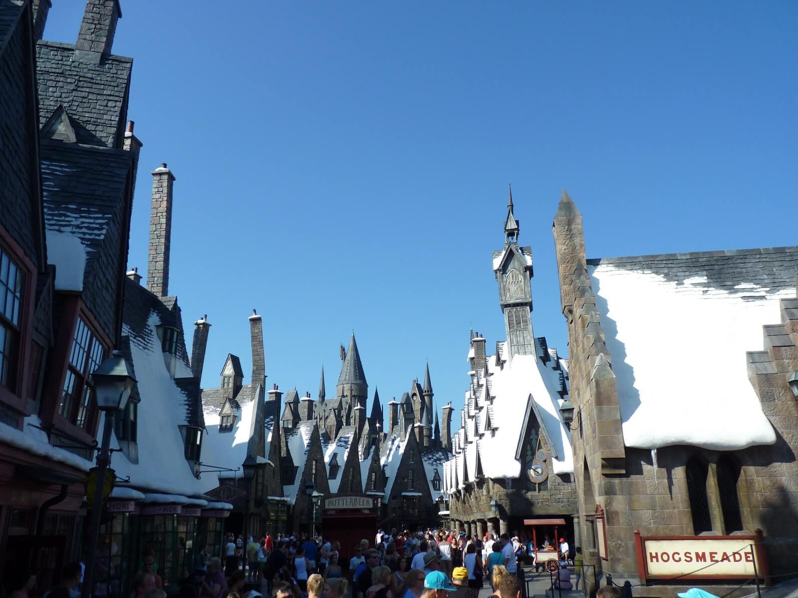 A área do Harry Potter do Islands of Adventure