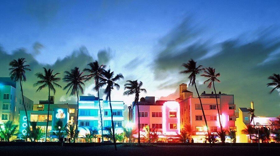 Art Deco District em Miami