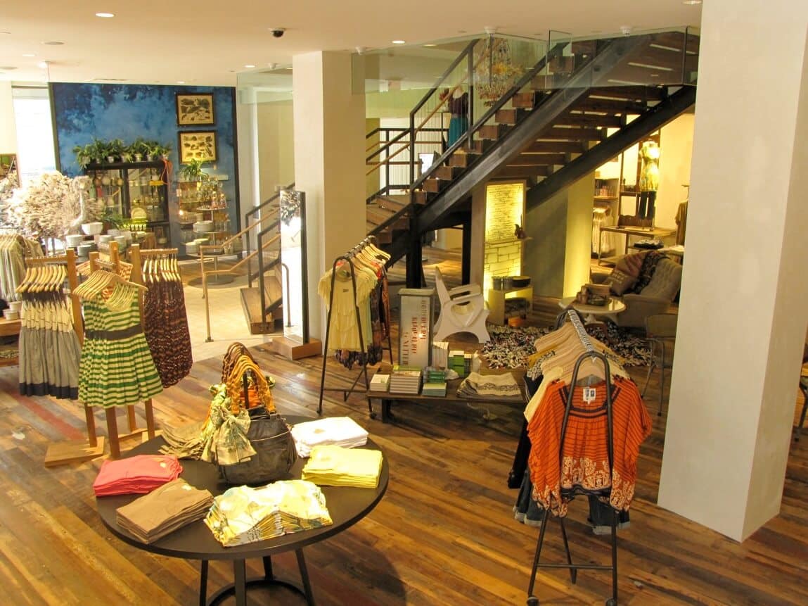 Loja Anthropologie em Miami e Orlando