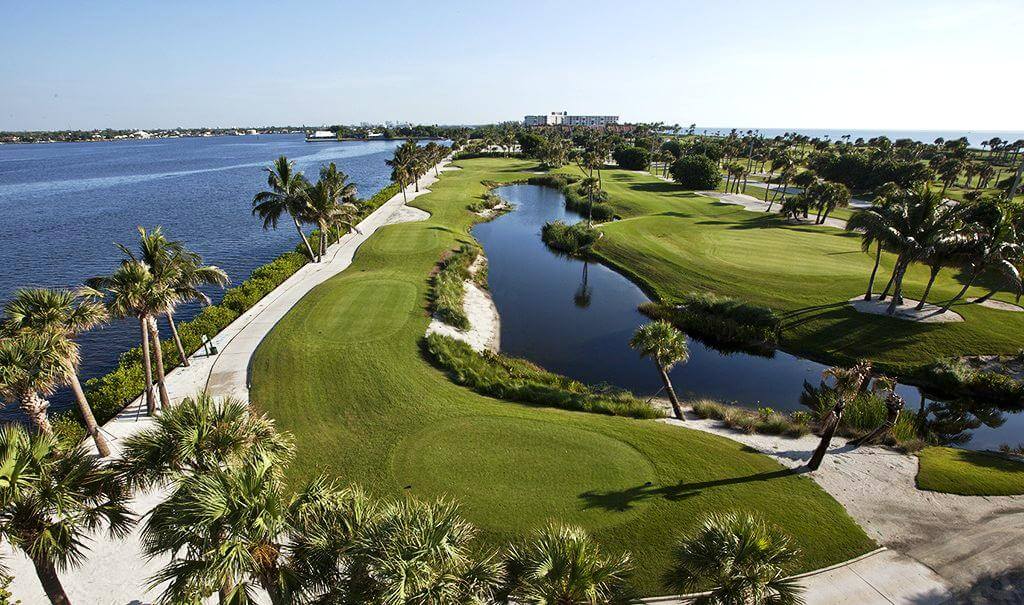 Campo de golfe em Palm Beach