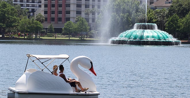 Lake Eola Park em Orlando