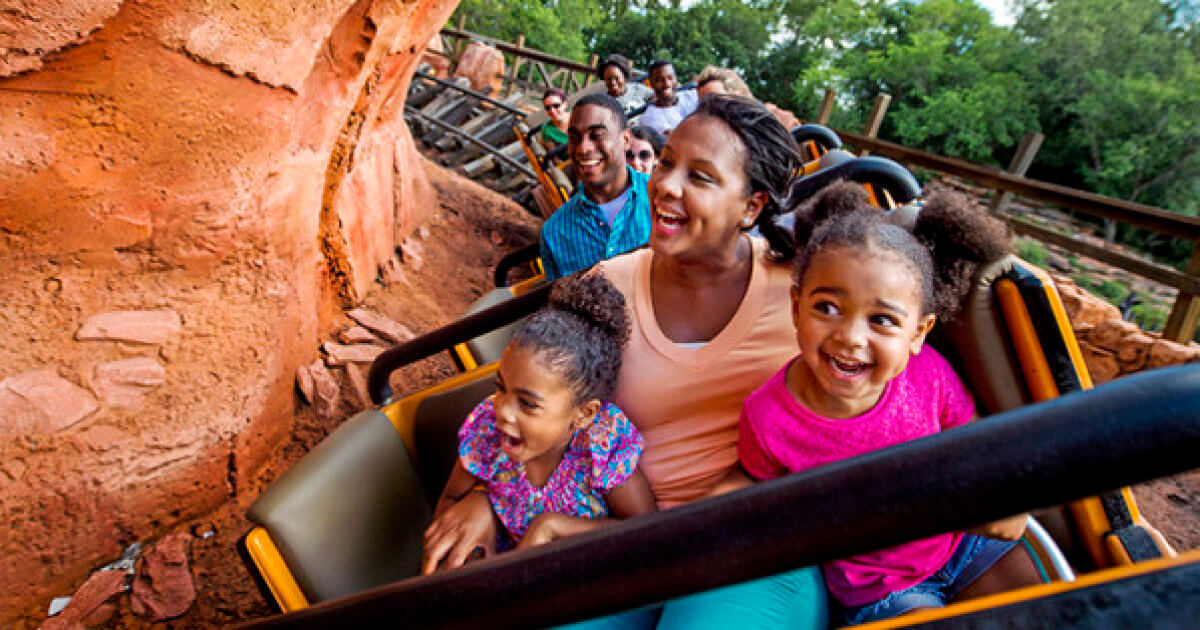 Família se divertindo na Disney Orlando