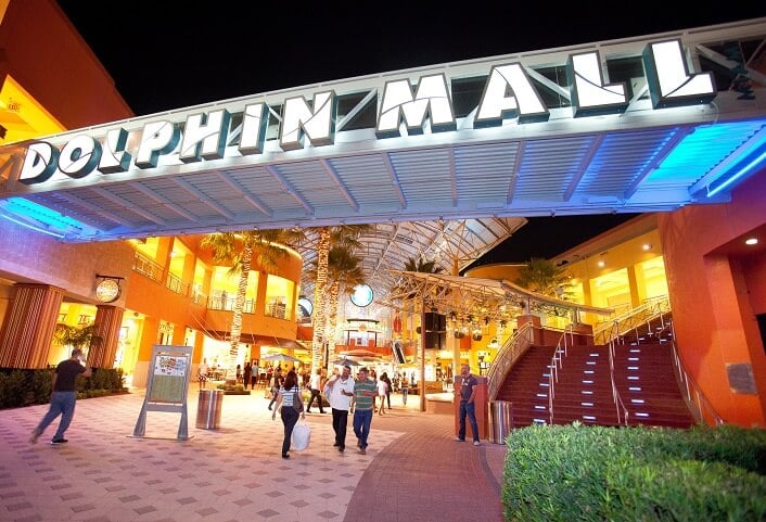 Shopping Dolphin Mall em Miami