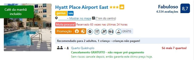 Cancelamento Grátis de Hotel