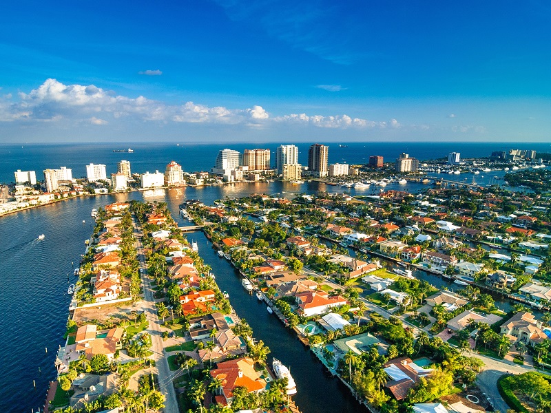 Vista aérea de Fort Lauderdale