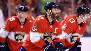 Jogo do time de hóquei Florida Panthers em Miami