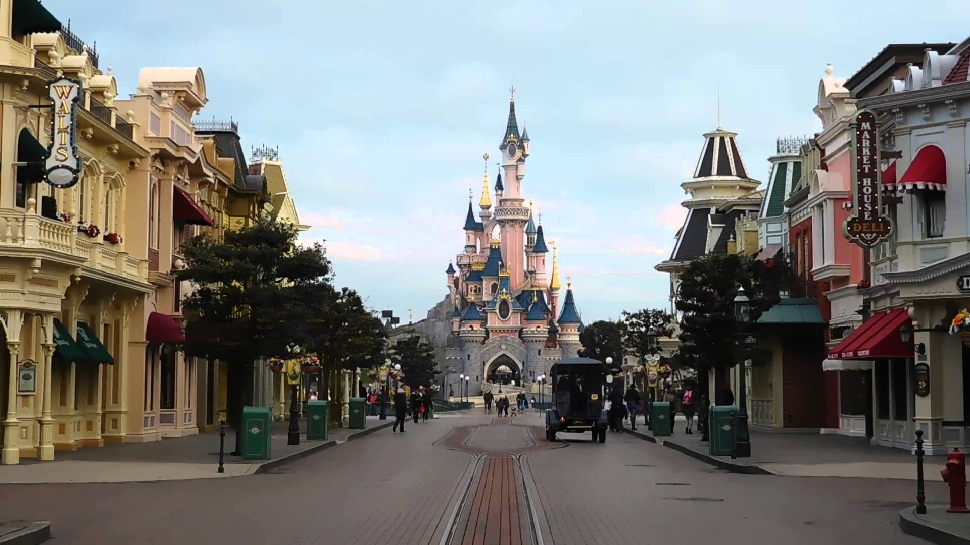 Main Street no Magic Kingdom da Disney em Orlando