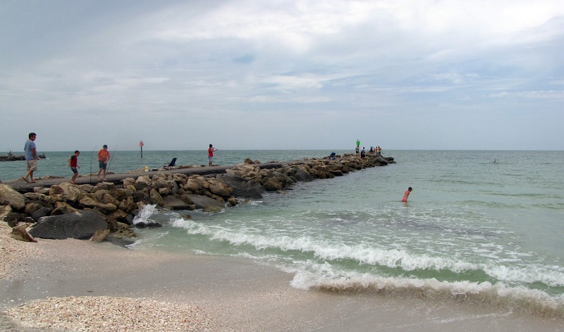 Casey Key Beach em Sarasota