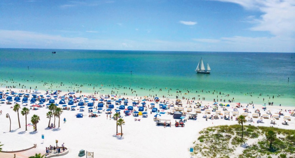 Paisagem de Clearwater Beach