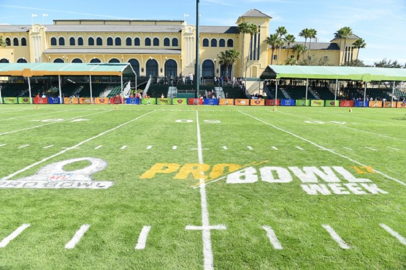 Quadra do NFL Pro Bowl Week 2020 na Disney Orlando