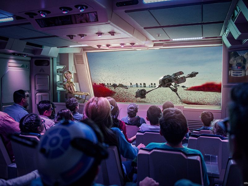 Star Tours no Hollywood Studios da Disney Orlando